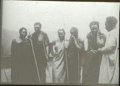 Glass Positive German East Africa Circa 1913, Watussi Tribal Chiefs – 10648729