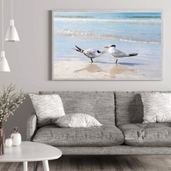 Birds on the Beach Photo, Siesta Key Photography Wall Art Beach House, Wildlife