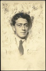 young man w amazing eyes, strange face, gay int., , Vintage fine art Photograph,