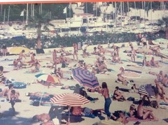 Beverly Hills Estate Find Framed and Matted Beach Seaside Picture