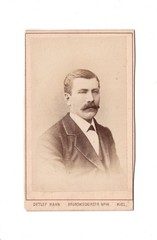 Detlef Hahn CDV photo portrait of a man-Kiel 1870s