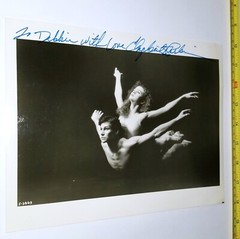THE JOFFREY BALLET SIGNED 8×10 PRESS PHOTO ELIZABETH PARKINSON DANCE SEA SHADOW