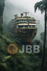 Ship on the Forest Digital Wallpaper Image Art Desktop Picture Photo Background