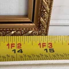 Vintage Framed Garden Landscape Photo Print Gold Ornate Frame 12″ x 15″