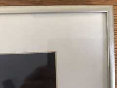 1973 ONE-OF-A-KIND, LOUIS MAIL-FRAMED ORIGINAL, FINE, ARTIST STAMPED PHOTOGRAPH