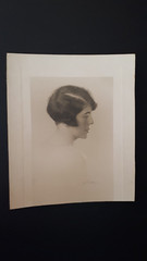 Original Signed Art Deco Print Portrait Woman 1920s – 1930s