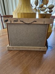 Vintage Gustavo Muss Arnolt British Spaniels Hunting Dogs In Rustic Bark Frame