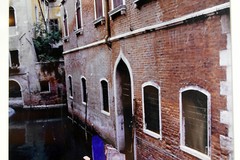 13″ Limited Edition Photo Bill Bibb American Artist Venetian Canal Gondola Italy