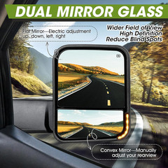 Switchback Towing Mirrors for Dodge Ram 1500 (2009-2018), 2500/3500 (2010-2018),