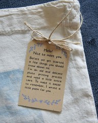 Handmade Cyanotype Tote Bag – Original Artwork – Nude Photography – Fine Art
