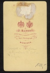 CdV portrait general by Stephen, the adjudant of Prince Charles of Bavaria – 12489
