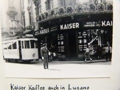 Old Photo Album from 1953, Switzerland Travel, Cars, Tram, Technology, Zurich, Freiburg