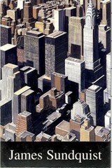 James Sundquist 1997 Art Announcement Card – Vertical City
