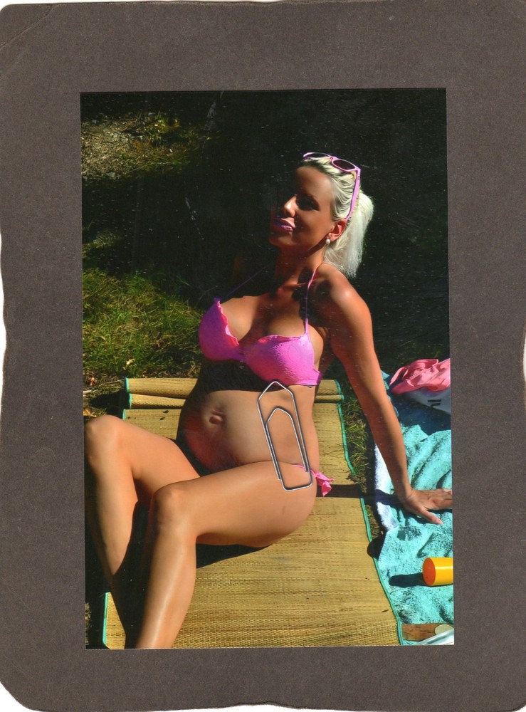 Uk11) Photo Pretty Woman Art Model Pregnant.