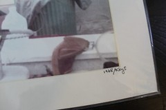 Matted Photograph of Young Man Lobstering in Florida Keys 1968 Reprint 14×11