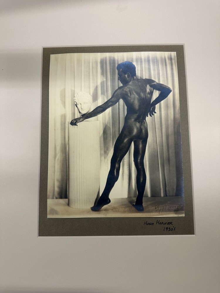 Edwin Townsend Nude Male Photo Signed Physique Bodybuilder Model Hugh Horner