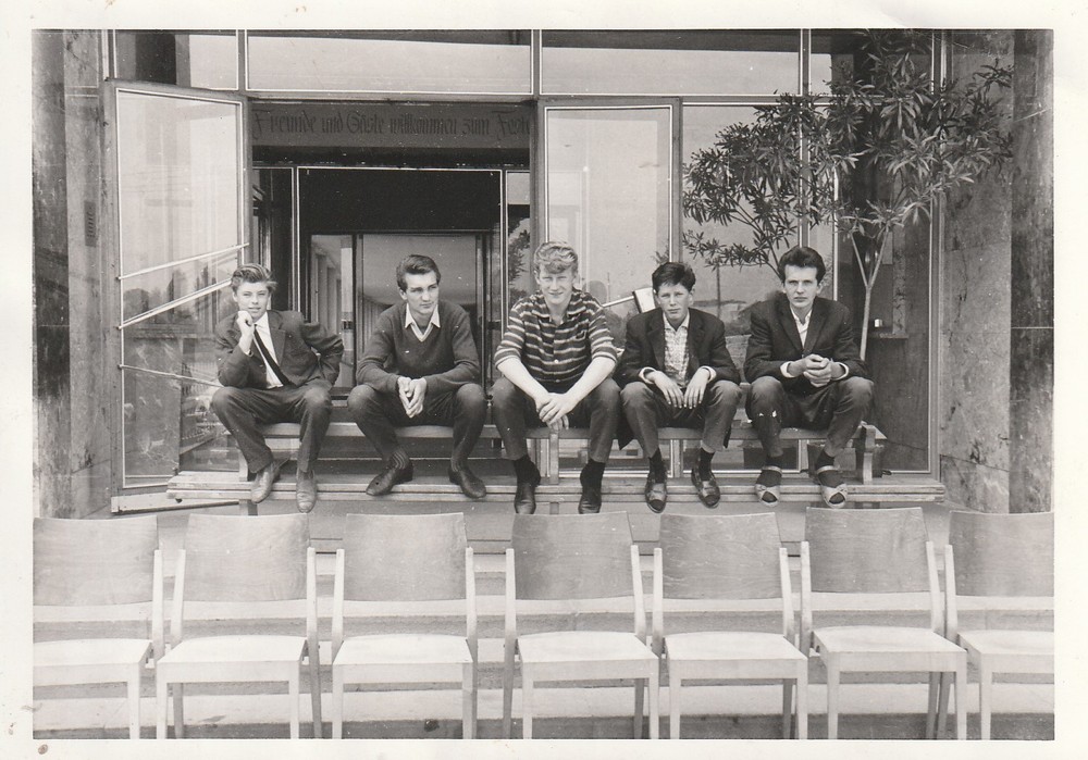 Vintage Photo Pretty Boys Friends Fashion Snapshot 1961