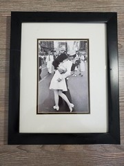 V-J Day In Times Square Framed & Matte w Certificate of Authenticity