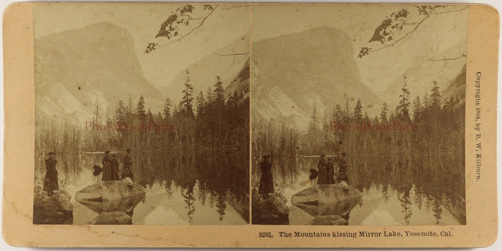 USA US California Park National Of Yosemite 1894 Photo Stereo Vintage