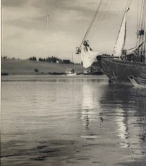Original JOHN R HOGAN ‘In Lunenberg’ NOVA SCOTIA HARBOR Boats Pictorialist PHOTO