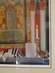 Neil Folberg original evercolor print «Rue Pavee Synagogue» Signed/Dated.27″x33″