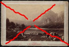 Cabinet-Photo-Weissenfelder-See-Laghi di Fusine-Alois Beer-Klagenfurth-1885-2