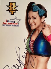 2016 Bayley NXT Original Hand Signed Autographed 8×10 Promo Photo WWE Sasha Bank