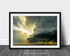 Storm Photography Print – Picture of Supercell Thunderstorm in Oklahoma