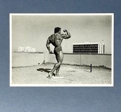 ARNOLD SCHWARZENEGGER California 1973 by George Butler Fotofolio Art Print Card