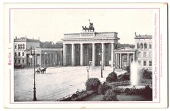 Photography / Light Print Edm. Gaillard, Berlin, view Berlin, Pariser Platz mi
