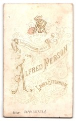 Photograph Alfred Person, Lahr, portrait Mr. Sommerfeld with mustache