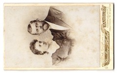 Photograph Gustav Habel, Hamburg, Kaiser Wilhelmstr, monogram of the photographer N