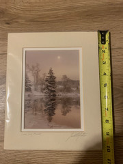 Pair Signed Photos Deer Isle & Mt Katahdin Maine Photographer Terrill S Lester