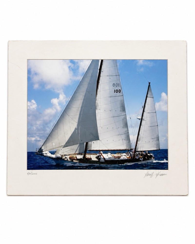 Harry Kramer Signed Ltd Ed Yacht Photo Numbered Sailboat Maritime Print 16×20