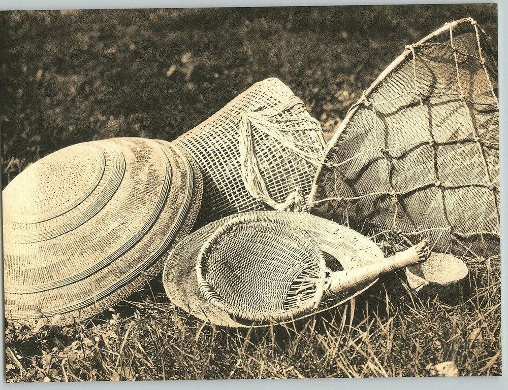 c 1900 1972 Edward Curtis American Indian Baskets & Other Weavings Photo 16X20