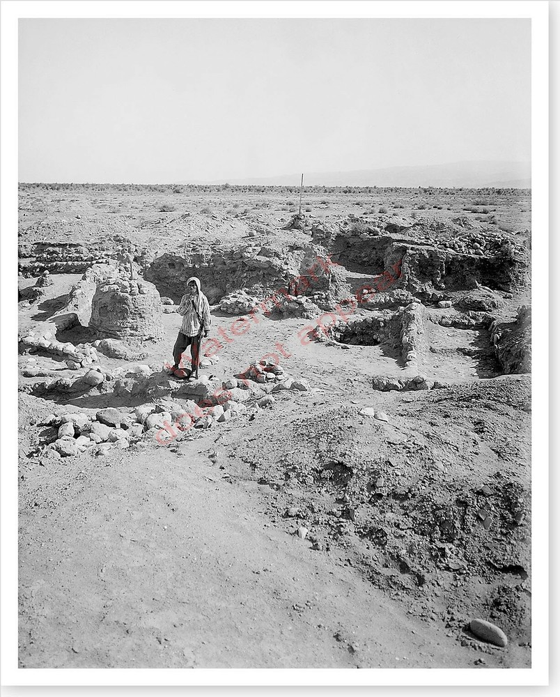 Tell Ghassul-Sodom Jordan Holy Lands Circa 1920’s Silver Halide Photo #2