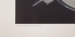 Large Format Unframed B W Photograph The Air Pressure Gauge by Charles Fendrock