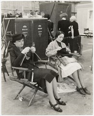 EISENSTAEDT: Extras, RKO Studio, Hollywood, 1938 for LIFE mag / PIX-K / VINTAGE