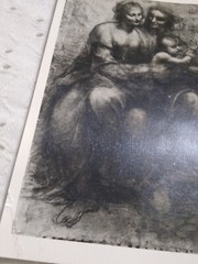 VTG RPPC LEONARDO DA VINCI THE VIRGIN & CHILD S. ANNE & INFANT S. JOHN POSTCARD