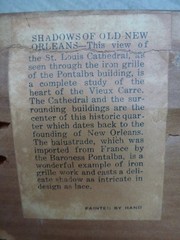 Vintage Original C Bennette Moore Hand Colored Photo Shadows Of Old New Orleans