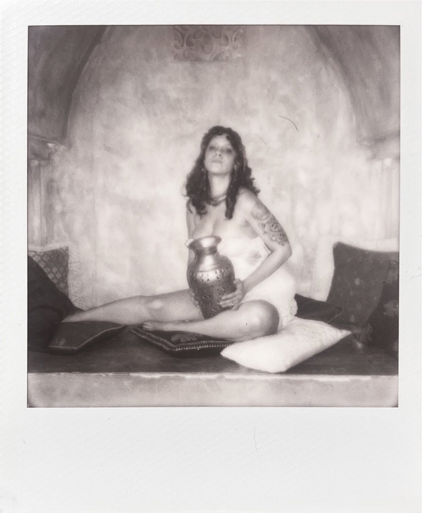 OOAK Art model Mars Polaroid Instant Film Print SIGNED by model and artist