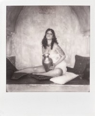 OOAK Art model Mars Polaroid Instant Film Print SIGNED by model and artist