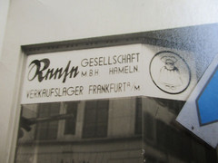 Showcase Reese sales warehouse Frankfurt a.M. circa 1939 original photo 8×13 cm
