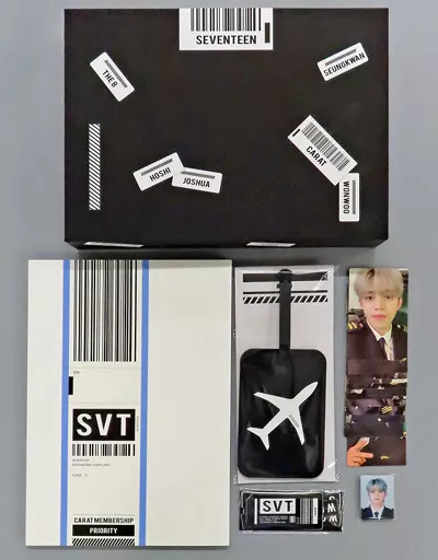 K-Pop Seventeen Official Fanclub Carat Membership Kit Photo Book