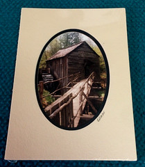 Lot of 8 : BARRY GAMOW signed 5″ x 7″ matted PHOTOS @ Rural BARNS & MILL HOUSES