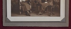 Antique Photograph of Four People In a Conservatory or Greenhouse