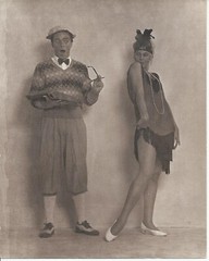 Flapper & The Professor SEPIA HENDRICKSON PHOTO Original Artist Studio R52