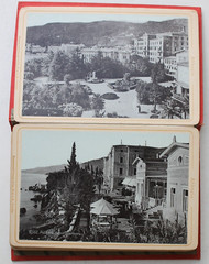 45337 Leporello Album 20 Photos Stengel & Co. ABBAZIA Opatija Houses Ship 1900