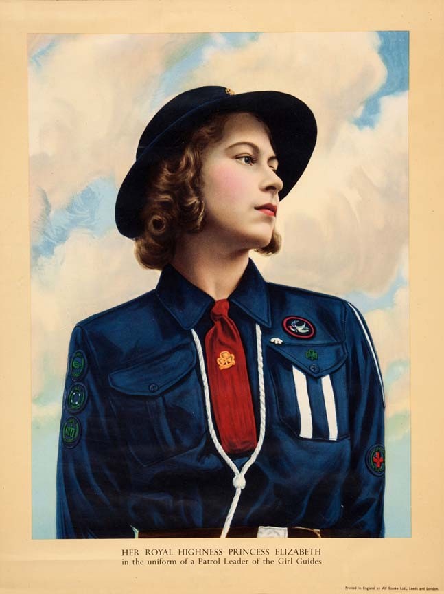 Queen Elizabeth II Future Queen of England 14 x 11″ Photo