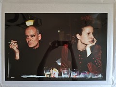 Nan Goldin (1953- ) – Michael Raberg & Geno in Paris Bar – signed Chibachrome
